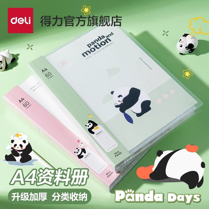 得力资料册 插页文件夹